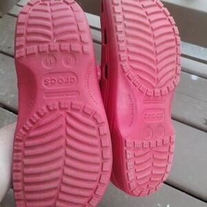 Crocs Classic Clog Red Mens Size 9 Womens 11 Slip On Comfort Sandals Shoes